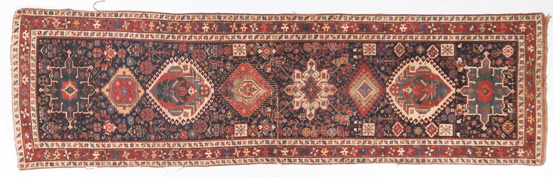 Appraisal: Antique Karabaugh runner approx x Caucasus circa Condition Some wear