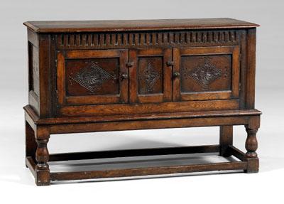 Appraisal: Elizabethan style carved sideboard oak and other mixed woods two