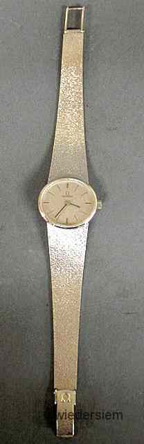 Appraisal: Ladies Omega k white gold wrist watch marked inside case