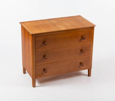 Appraisal: Gordon Russell Workshops A walnut chest s fitted three long