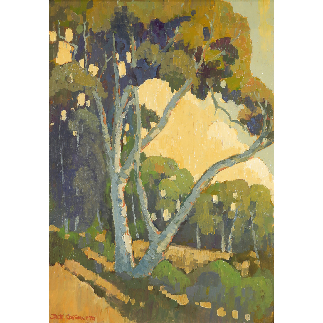 Appraisal: PAINTING JACK CASSINETTO Jack Cassinetto American - Near San Rafael