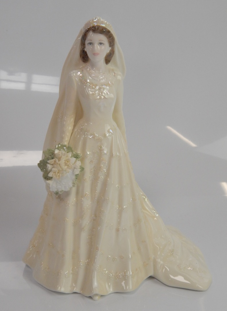 Appraisal: A Coalport figure of The Queen Queen Elizabeth II in