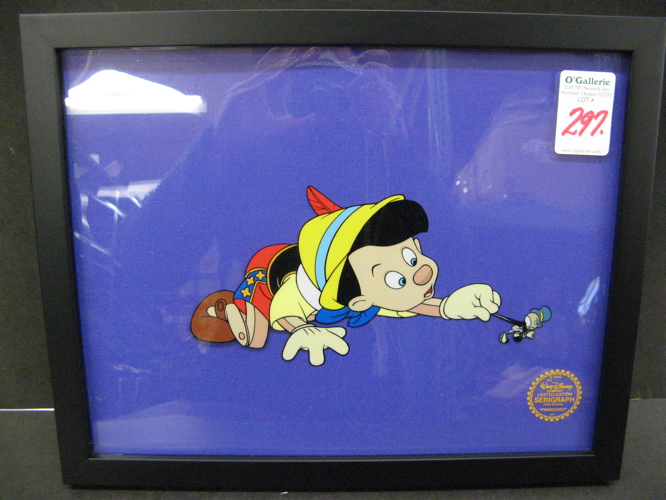 Appraisal: WALT DISNEY COMPANY LIMITED EDITION SERIGRAPH CEL titled Pinocchio in