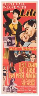 Appraisal: Lili MGM Insert x Starring Leslie Caron Mel Ferrer Jean