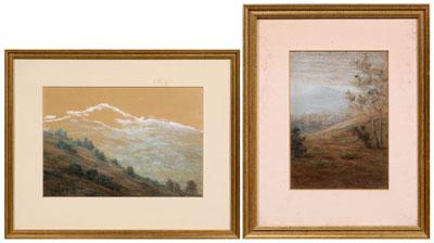 Appraisal: Two Louis Rowell pastels Tryon North Carolina - North Carolina