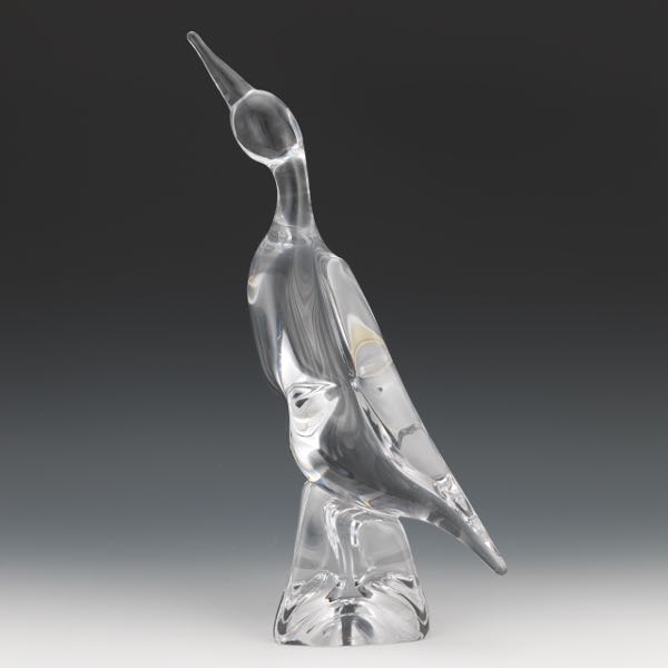 Appraisal: CHARLES SCHNEIDER FRENCH - Hand blown heavy crystal clear glass