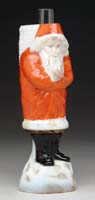 Appraisal: RARE SANTA CLAUS MINI LAMP S -fig VII Milk glass