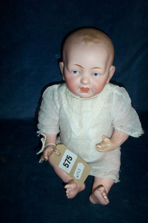 Appraisal: A Kesner bisque headed character baby doll with open mouth