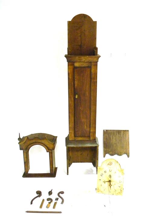 Appraisal: Early th C Connecticut tall case clock signed ''R Whiting