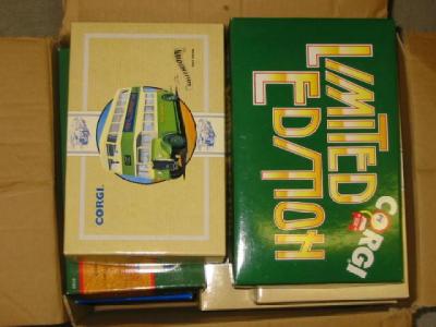 Appraisal: Fourteen Corgi Classics bus models boxed E