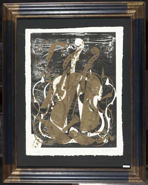 Appraisal: ARMAN real name ARMAN FERNANDEZ Nice - Paris Untitled Aquatint