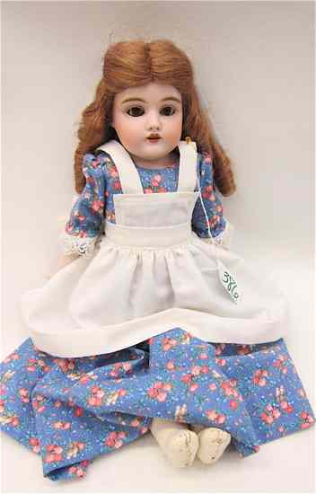 Appraisal: GERMAN DEP BISQUE SHOULDER HEAD GIRL DOLL marked - DEP