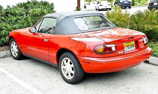 Appraisal: Mazda Miata MX automatic convertible with miles