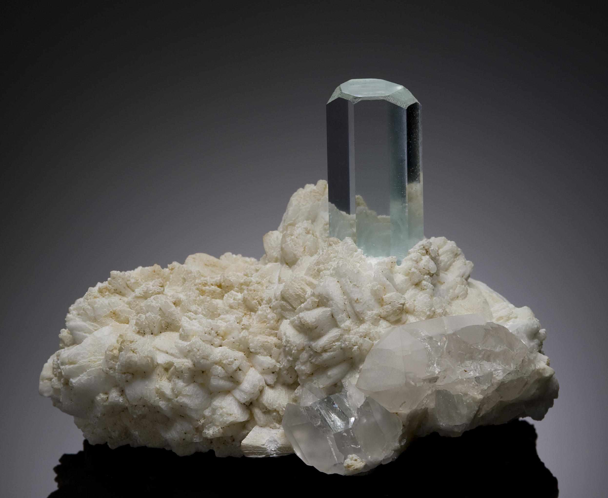 Appraisal: Aquamarine in Matrix Shigar Valley Gilgit Pakistan From a find