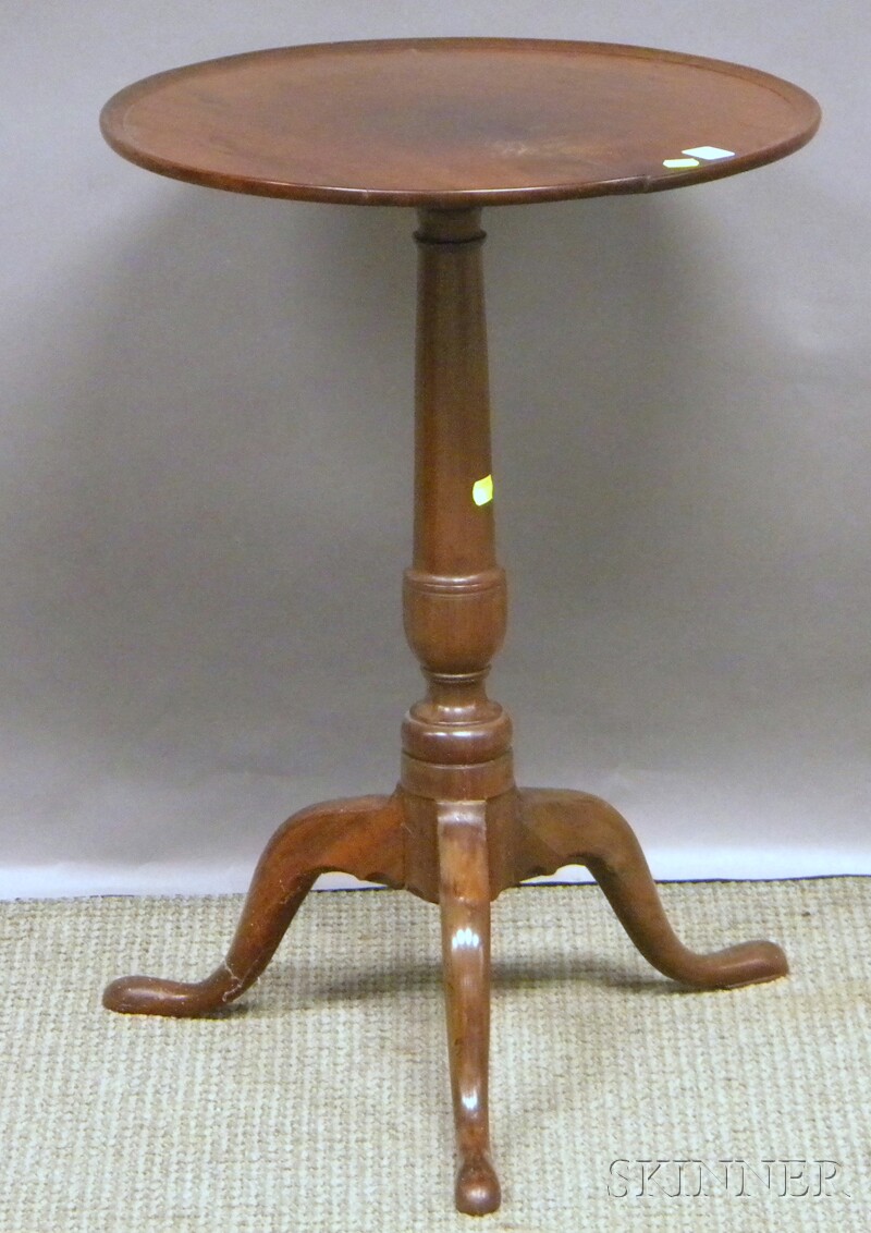 Appraisal: Chippendale Mahogany Dish-top Candlestand