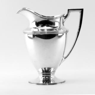 Appraisal: Tiffany Co Sterling Silver Hamilton Water Pitcher Signed appropriately Good