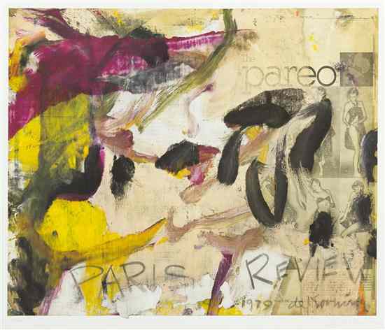 Appraisal: Willem de Kooning American Dutch - Paris Review color offset