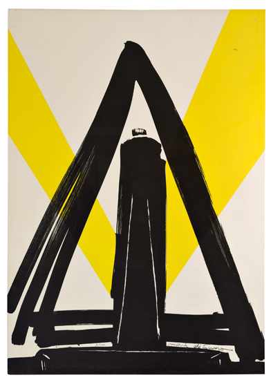 Appraisal: MARC DI SUVERO Jak Color screenprint on white wove paper