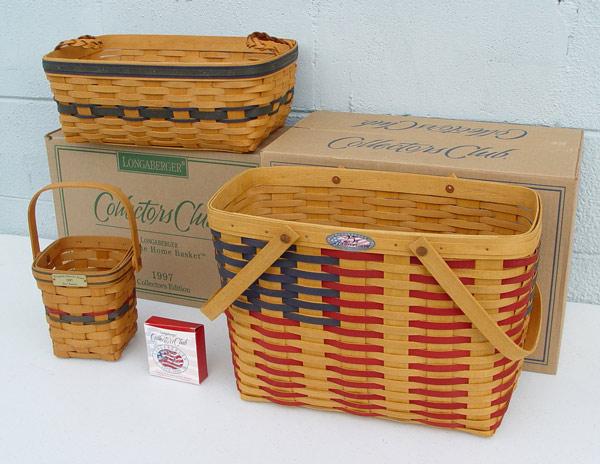 Appraisal: COLLECTION OF LONGABERGER BASKETS To include th Anniversary Collectors Club