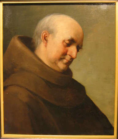 Appraisal: PAUL HARNEY AMERICAN - Portrait of a monk oil on