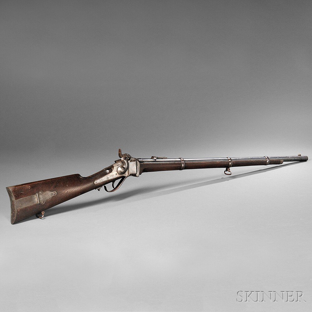 Appraisal: Sharps New Model Rifle c serial number C walnut stock