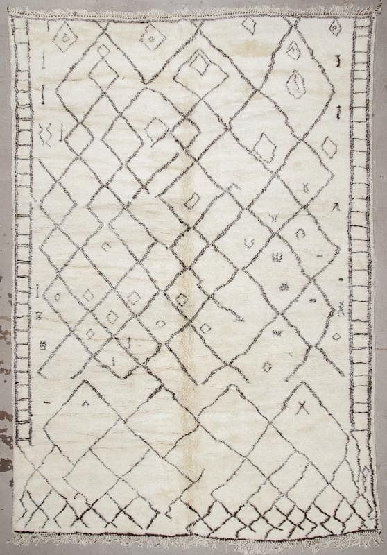 Appraisal: Modern Beni Ourain Rug ' '' x ' '' Modern