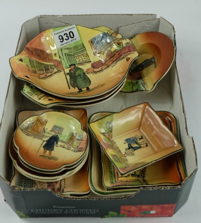 Appraisal: A collection of Royal Doulton Dickens series ware dishes in