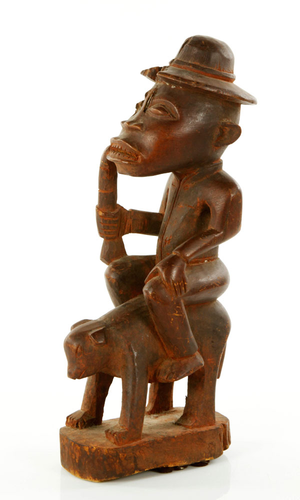 Appraisal: - th th C African Carved Figure Late th or