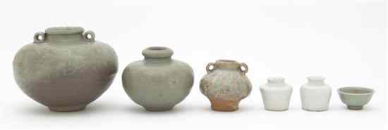 Appraisal: A Collection of Six Chinese and Southeast Asian Ceramic Vessels