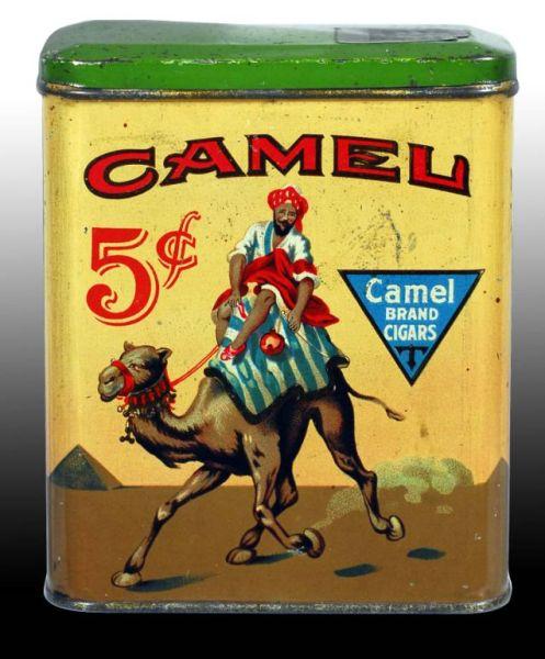 Appraisal: Camel Cigar Tin Description Marked American Can Co Nice example