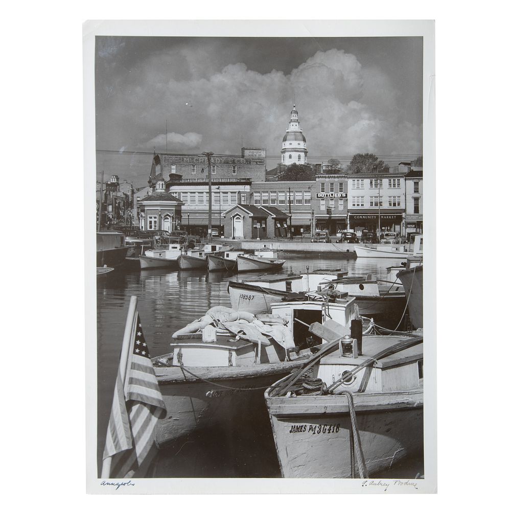 Appraisal: A Aubrey Bodine Annapolis photograph American - Gelatin silver print