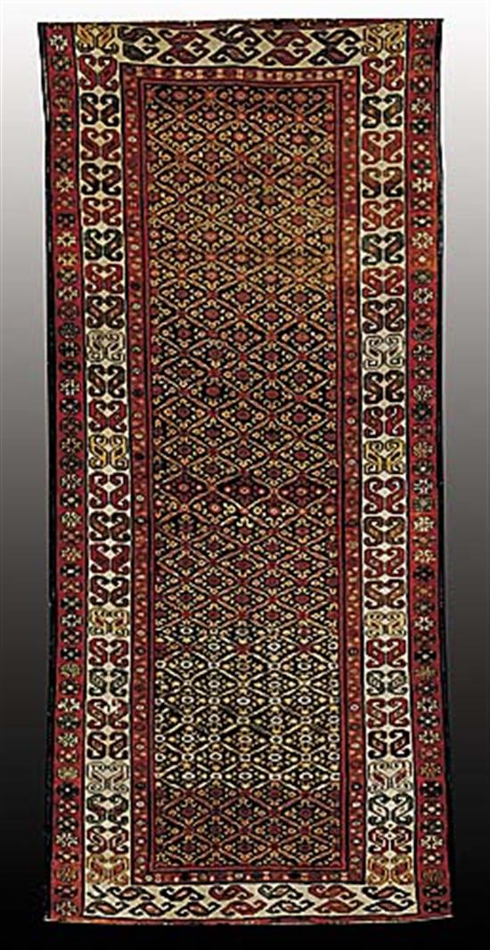 Appraisal: Antique Persian Kurdish carpet circa ' x '