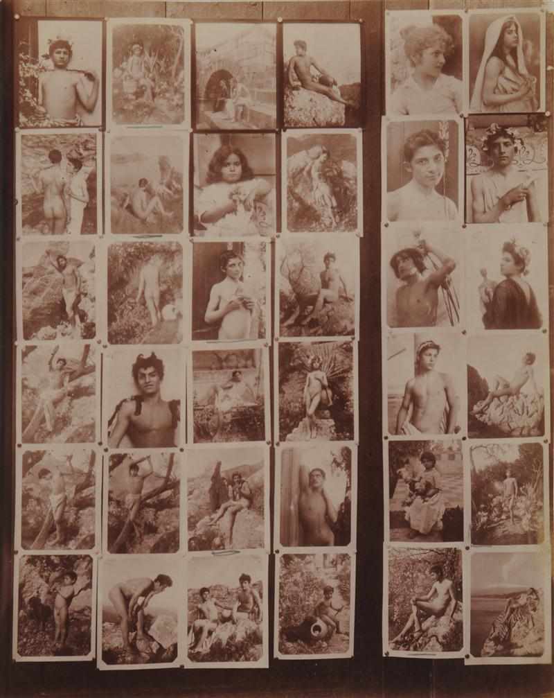 Appraisal: BARON WILHELM VAN GLOEDEN - UNTITLED VAN GLOEDEN CATALOGUE PAGE