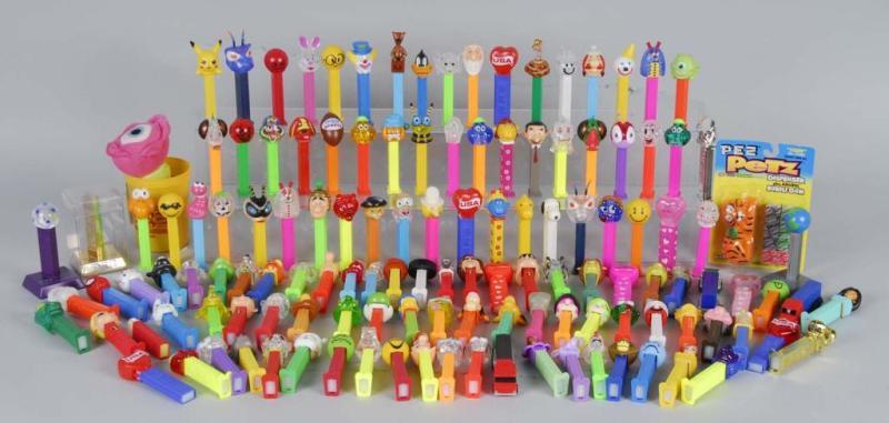 Appraisal: Large Lot of Pez Dispensers Description Includes other pez related