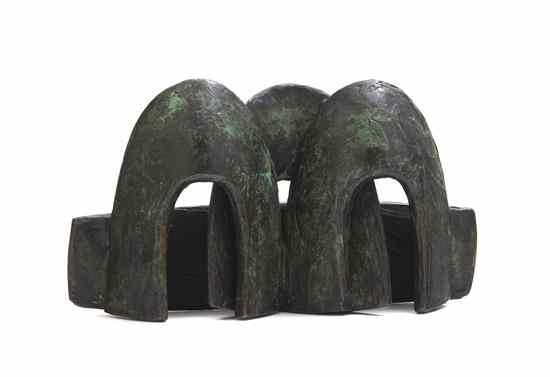 Appraisal: Neil Goodman American th century Cleat bronze Height inches