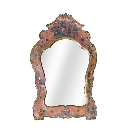 Appraisal: Venetian Rococo Style Painted Mirror Estimate -