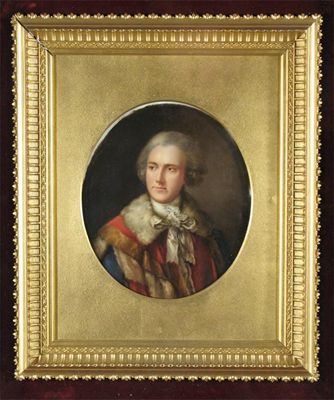 Appraisal: S Chesters after Thomas Gainsborough Portrait of John st Marquis