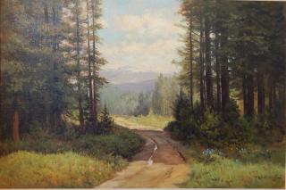 Appraisal: Robert Wood oil Robert Wood American - - Summer Landscape-