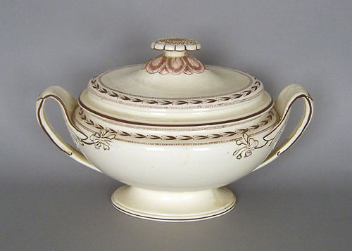 Appraisal: Wedgwood creamware covered tureen early th c h w