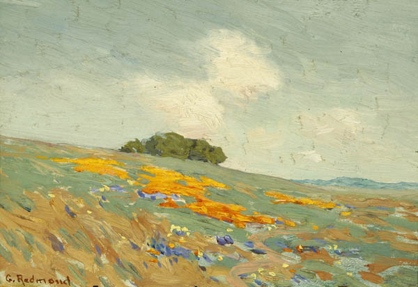 Appraisal: Granville Redmond - Granville Redmond - Los Angeles CA poppies