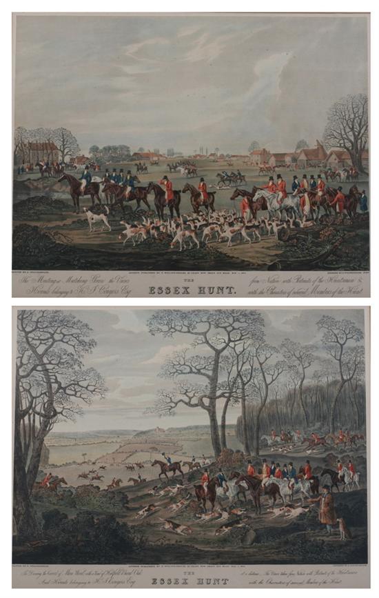 Appraisal: DEAN WOLSTENHOLME English - The Essex Hunt Four Works The