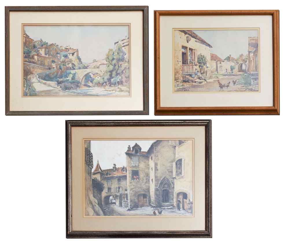 Appraisal: LEVERD Edouard French th Century piece lot to include ''Montreal''