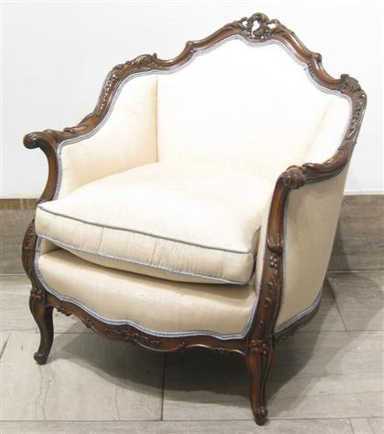 Appraisal: Louis XV style bergere H in