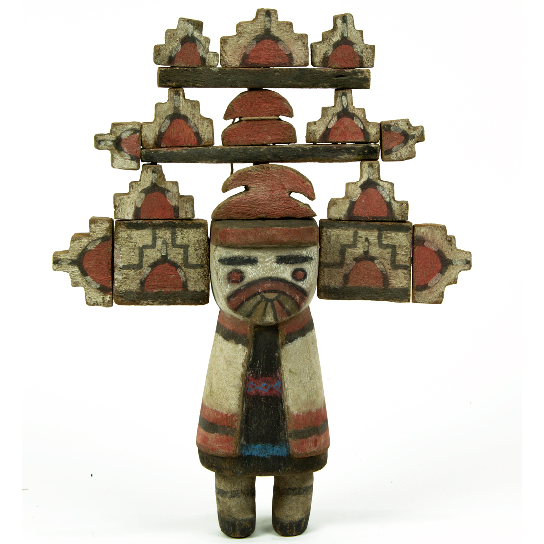 Appraisal: AN IMPORTANT HOPI SHALAKO MANA KACHINA Important Hopi Shalako Mana