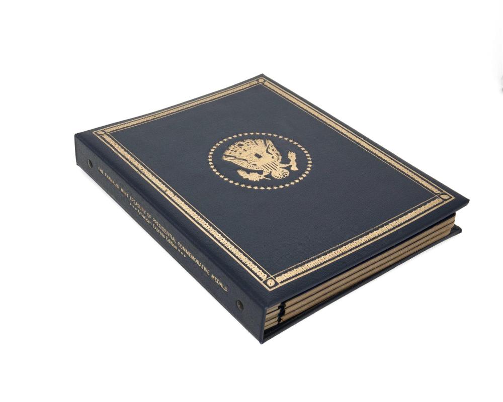 Appraisal: An album of Franklin Mint Presidential Commemorative Medals Album stamped