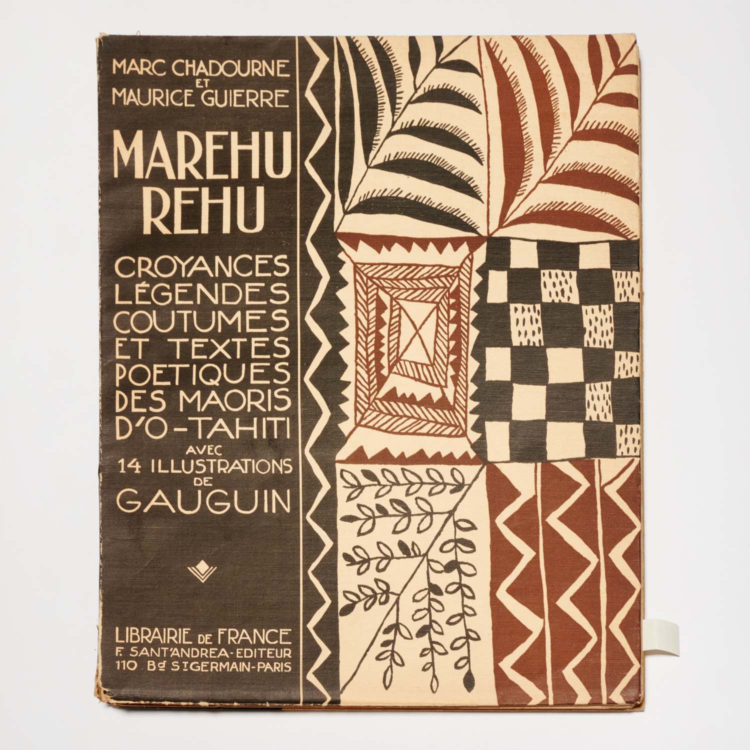 Appraisal: GAUGUIN MAREHUREHU O-TAHITI Marc Chadourne and Maurice Guiere Marehurehu entre