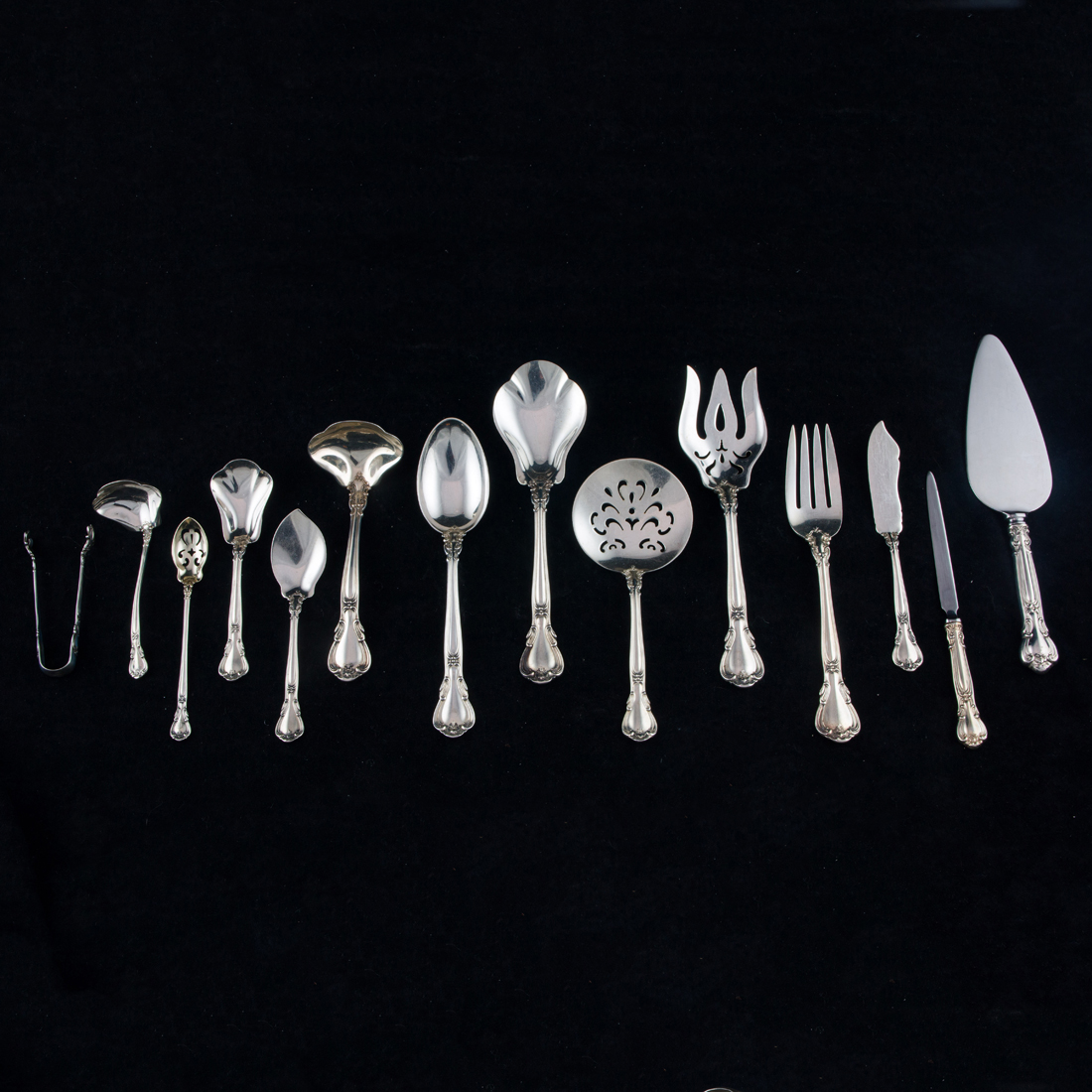 Appraisal: A PC GORHAM CHANTILLY STERLING FLATWARE SERVICE A pc Gorham