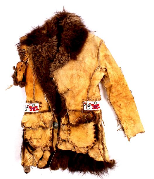 Appraisal: Plains Indian Shoshone Scout Buffalo Hide Coat Offered for sale