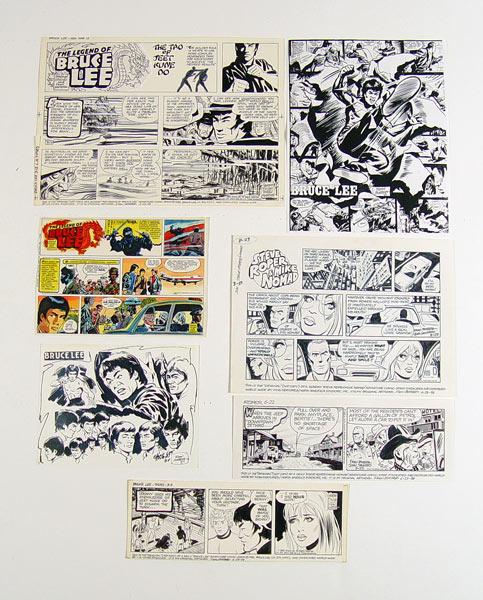 Appraisal: MATERA Fran Collection of original cartoon strip art to include