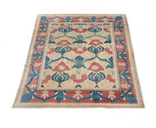 Appraisal: Hand Woven Pastel Tone Area Rug ' x ' Wool